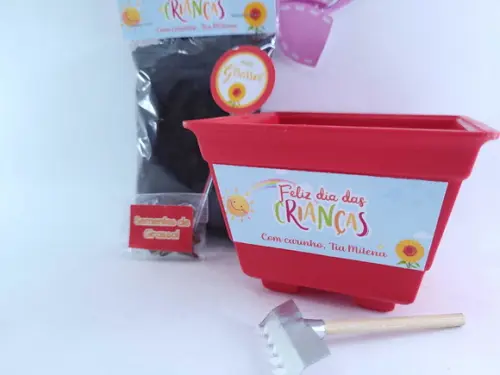 Kit Plantação Escolar Ecológico Brinde Dia das Crianças