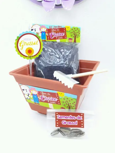Kit Plantação Fazendinha Menina