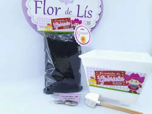 Kit Plantação Fazendinha Rosa Menina