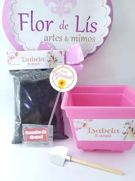 Kit Plantação Haras Fazendinha Menina Aquarela