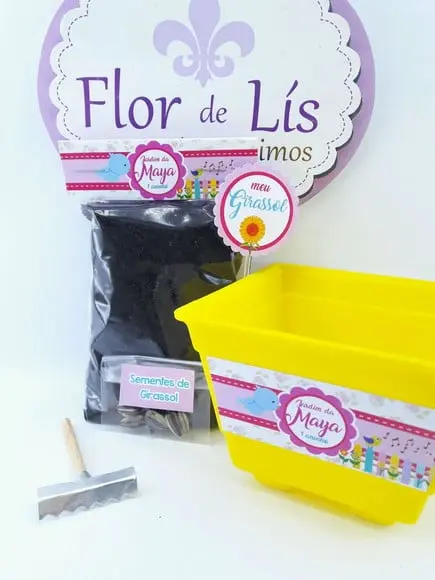 Kit Plantação Jardim dos Passarinhos Lembrancinha