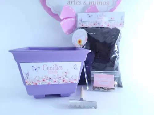Kit Plantação Jardim das Borboletas Lembrancinha