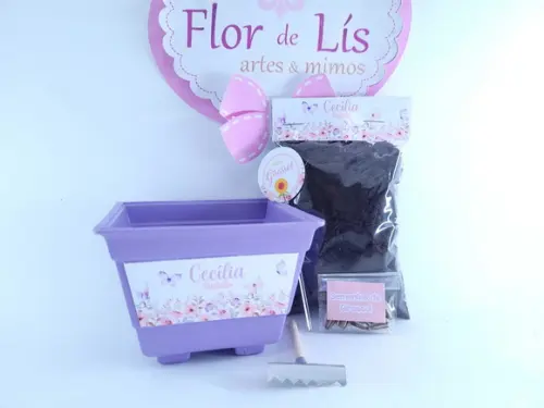 Kit Plantação Jardim das Borboletas Lembrancinha