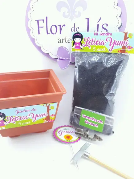 Kit Plantação Jardim Encantado Menina