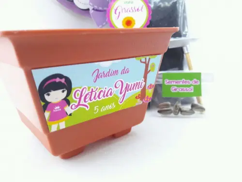 Kit Plantação Jardim Encantado Menina