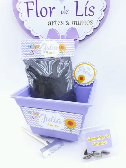 Kit Plantação Jardim Lilás