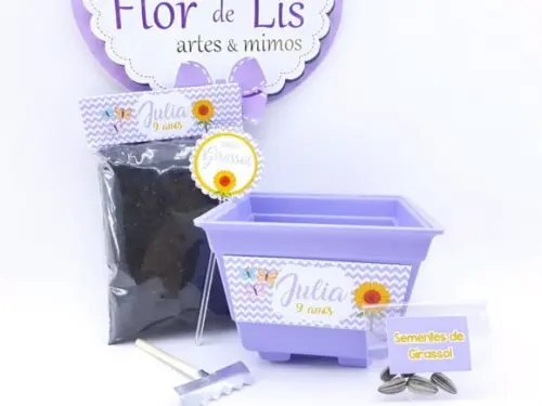 Kit Plantação Jardim Lilás