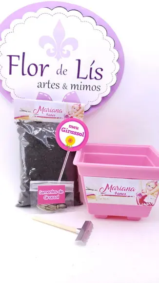 Kit Plantação Jardim Lembrancinha Barbie