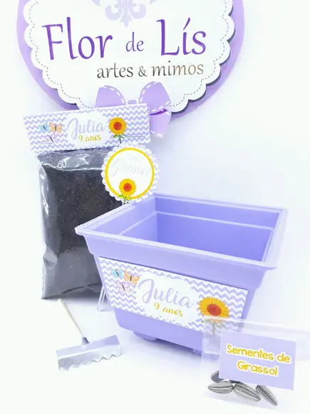 Kit Plantação Jardim Lilás