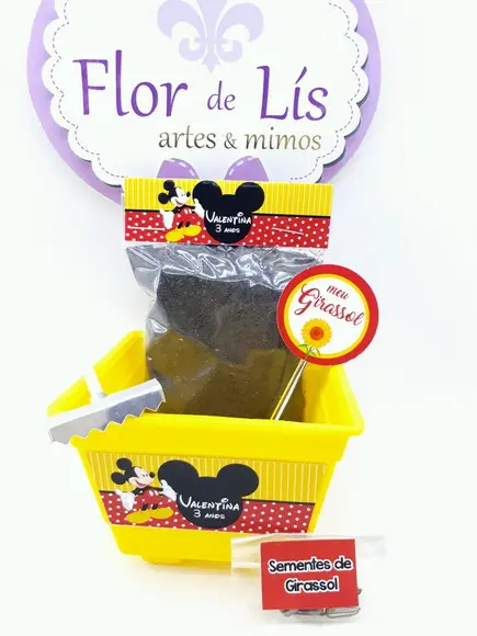 Kit Plantação Jardim Mickey