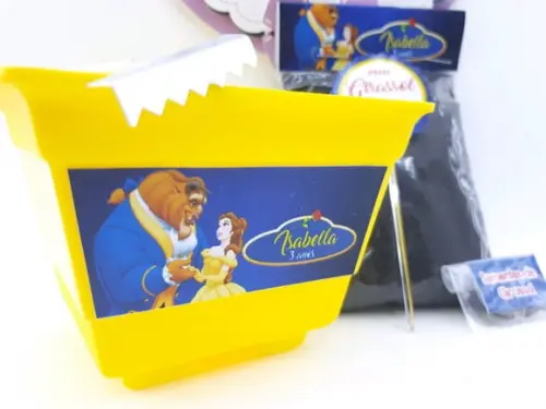 Kit Plantação Lembrancinha a Bela e a Fera