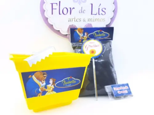 Kit Plantação Lembrancinha a Bela e a Fera