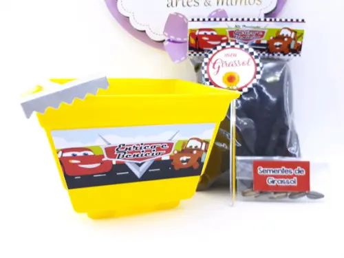 Kit Plantação Lembrancinha Ecológica Carros