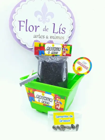 Kit Plantação Lembrancinha Lego