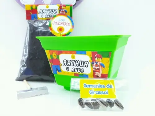Kit Plantação Lembrancinha Lego