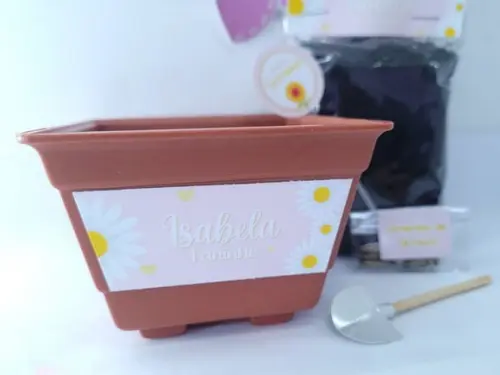 Kit Plantação Margaridas Lembrancinha Menina Jardim