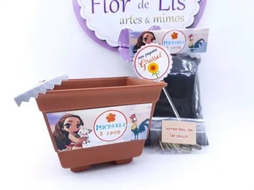 Kit Plantação Moana Cute Desenho Lembrancinha