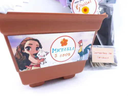 Kit Plantação Moana Cute Desenho Lembrancinha