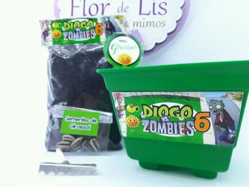Kit Plantação Plants Vs Zombies