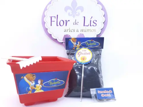 Kit Plantio Ecológico a Bela e a Fera