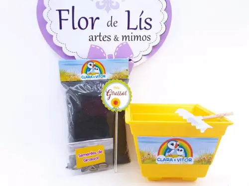 Kit Plantio Ecológico Puffin Rock Jardinagem