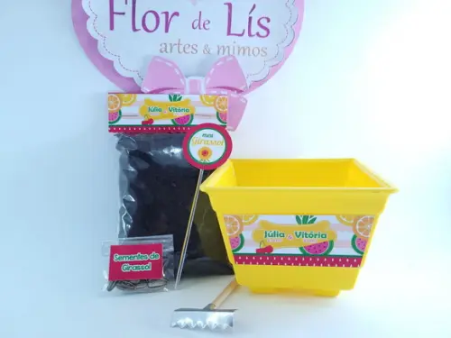 Kit Plantio Festa Quitandinha Lembrancinha Frutinhas