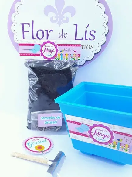 Kit Plantio Jardim Passarinho Floral