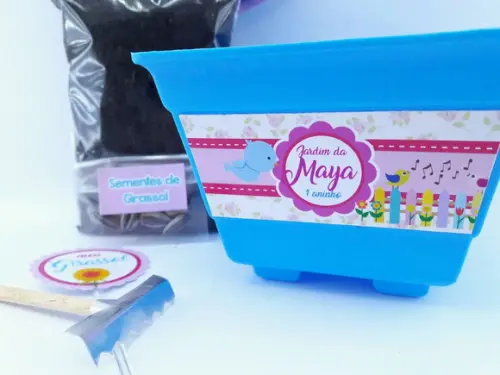 Kit Plantio Jardim Passarinho Floral