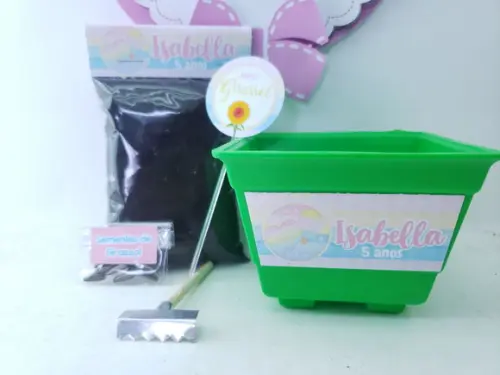 Kit Plantio Lembrancinha Pop It Candy Color