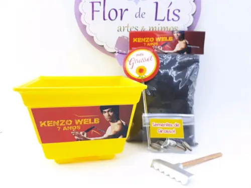 Kit Plantio Personalizado Bruce Lee