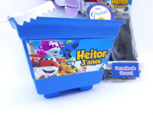 Kit Plantio Personalizado Super Wings