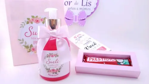 Kit Sabonete 300ml Prestígio e Sacola Dia das Mães
