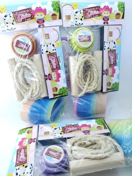 Kit Super Diversão Fazendinha Menina Lembrancinha