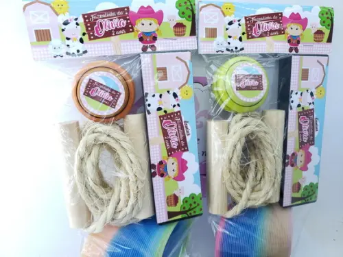 Kit Super Diversão Fazendinha Menina Lembrancinha