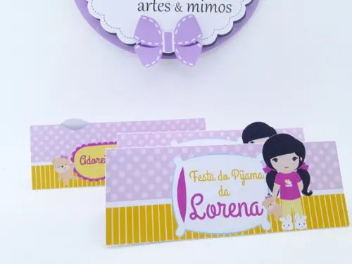 Lapela ou Solapa Festa do Pijama