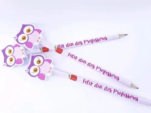 Lápis com Ponteira Dia dos Professores