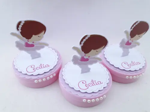 Latinha 3d Bailarina