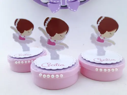 Latinha 3d Bailarina