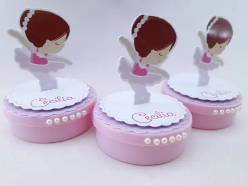 Latinha 3d Bailarina