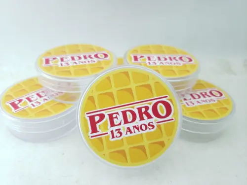 Latinha Acrílica Anos 90 Waffle Série Stranger