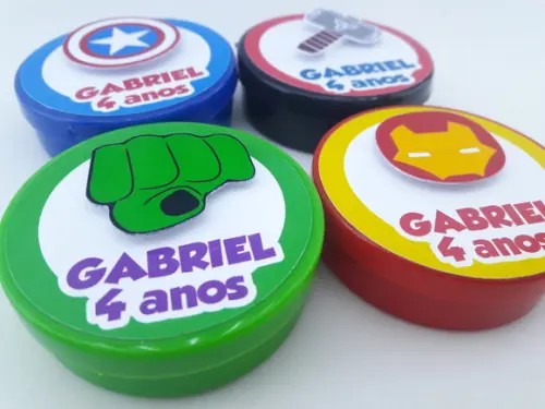 Latinha Coloridas Heróis