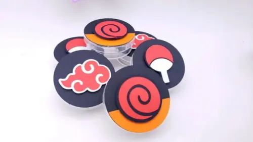 Latinha Naruto Símbolos Akatsuki Uchiha Festa Personalizada