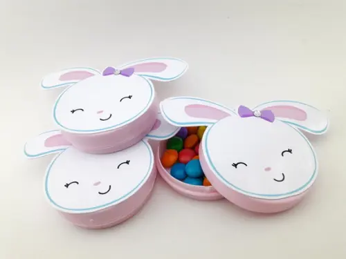 Latinha Personalizada Coelho da Páscoa Lembrancinha