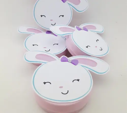 Latinha Personalizada Coelho da Páscoa Lembrancinha
