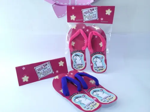 Lembrancinha Dia das Mães Xuxinha de Cabelo Tag Chinelo