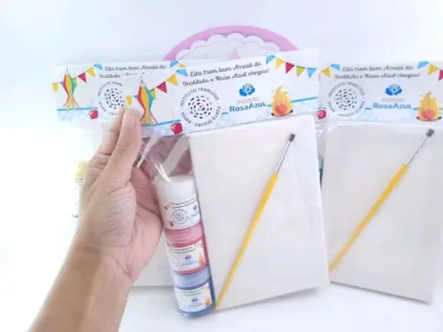 Lembrancinha Festa Junina Kit Pintura Brinde Prenda