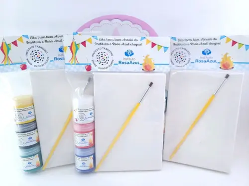 Lembrancinha Festa Junina Kit Pintura Brinde Prenda