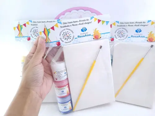 Lembrancinha Festa Junina Kit Pintura Brinde Prenda