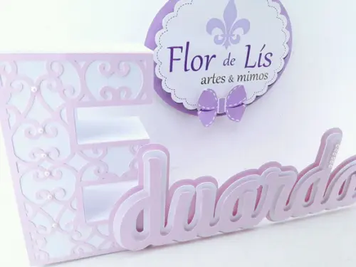 Letra 3d Cursiva Bailarina
