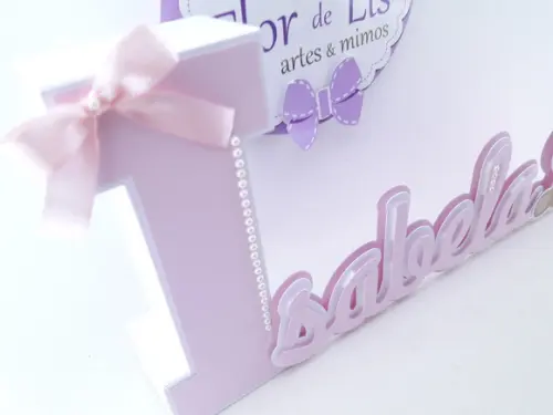 Letra 3d Cursiva Ursinha